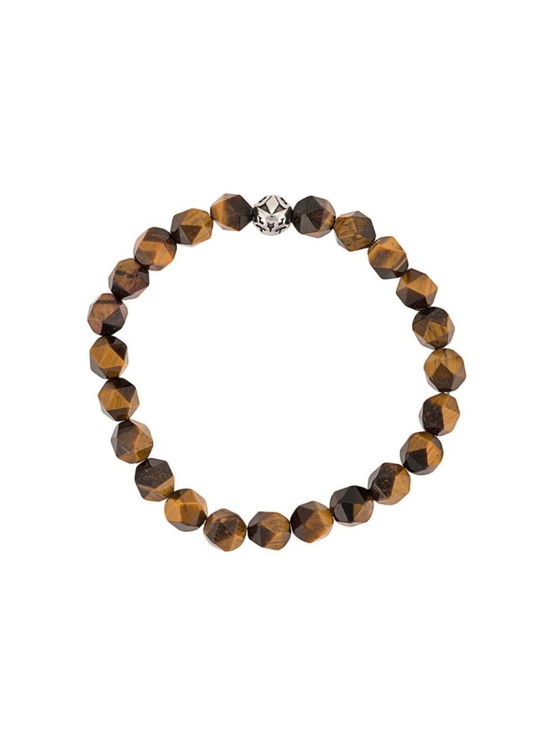 

Браслет из граненых бусин Nialaya Jewelry, коричневый