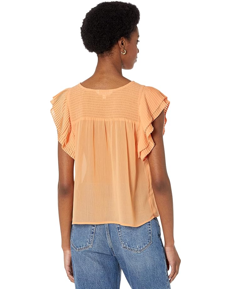 

Топ Steve Madden Sweet Flutterings Top, цвет Creamsicle