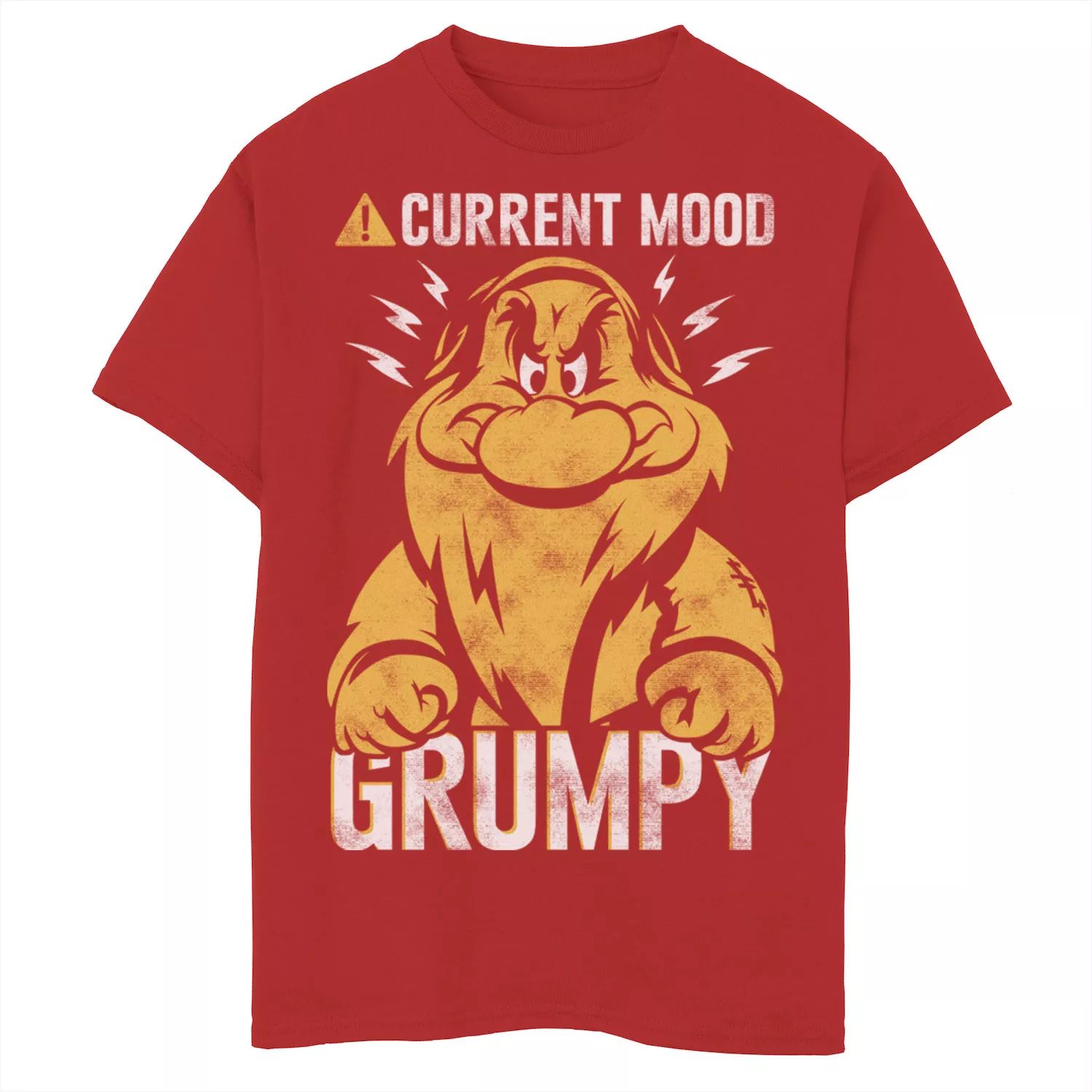 

Футболка Grumpy Current Mood для мальчиков 8–20 лет Disney с изображением Белоснежного гнома Grumpy Current Mood Licensed Character