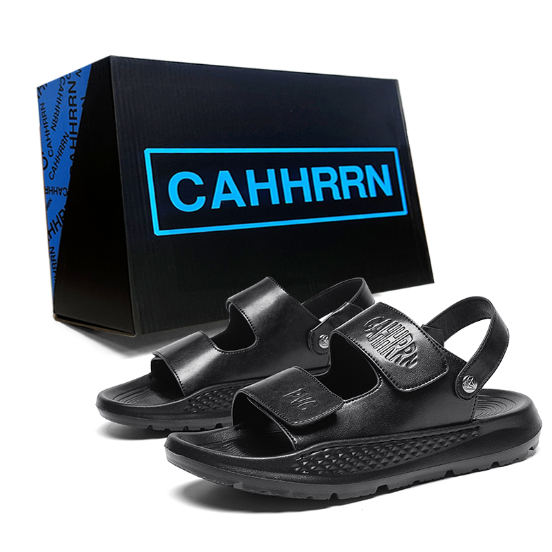 

CAHHRRN Пляжные сандалии мужские песочные черные, цвет Black
