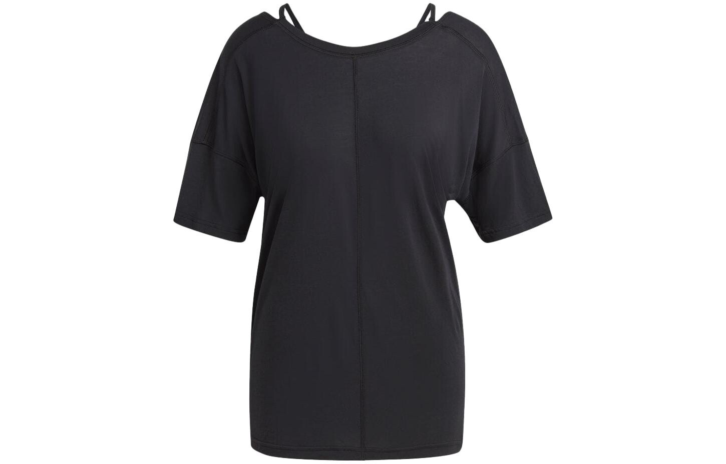 

Футболка женская черная Adidas, Черный, Футболка женская черная Adidas