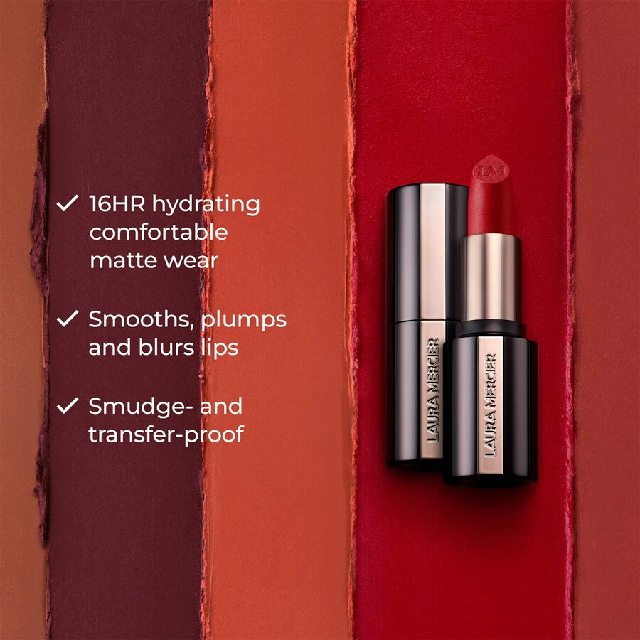 Матовая помада Caviar Smoothing Matte Lipstick Laura Mercier, 0.134 oz /3.8 g, 680 Rosewood Silk  ​ — фото 3