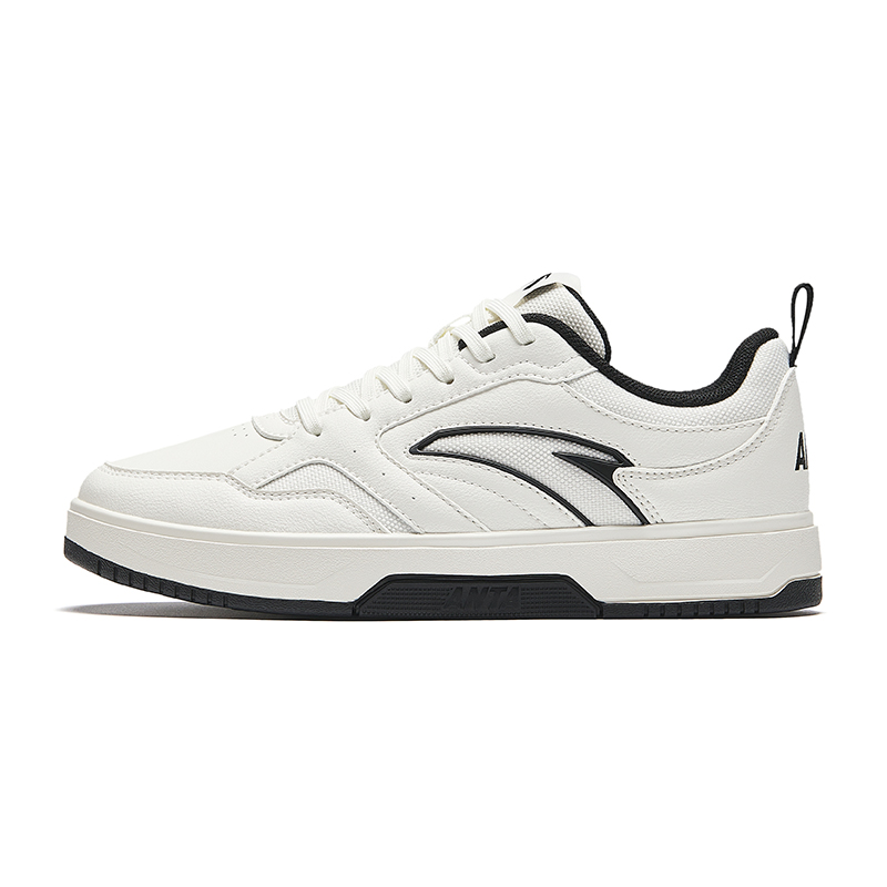 

Кроссовки ANTA Skateboarding Shoes Women's Low-top Ivory White/base Black, слоновая кость/черный