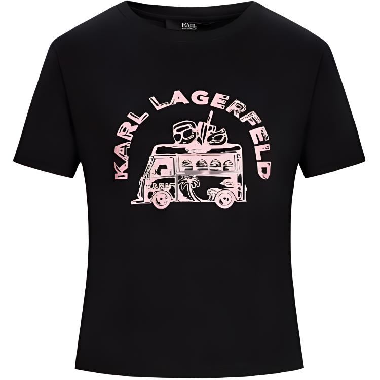 

KARL LAGERFELD / Karl Lagerfeld Jeans Футболка KARL LAGERFELD SS24 женская черная