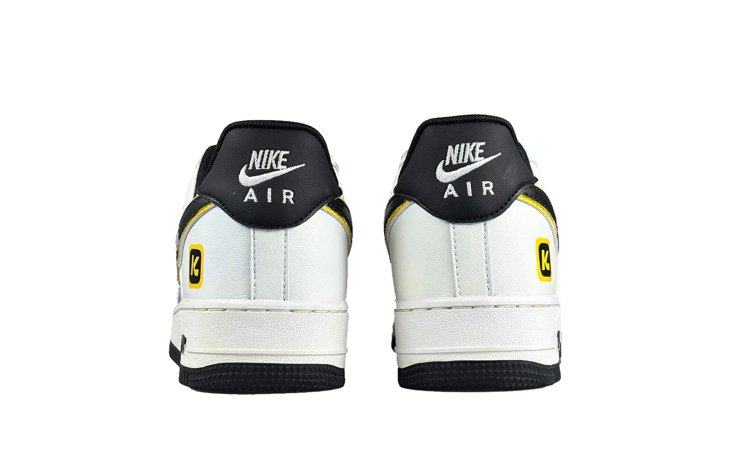 Nike Air Force 1 Xiaomi Amusement Park Abrasion Resistant Low Top Skateboard Shoes Unisex Black White Gray — фото 4