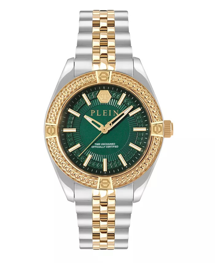 

Мужские часы из нержавеющей стали с двухцветным дизайном, 43 мм Philipp Plein