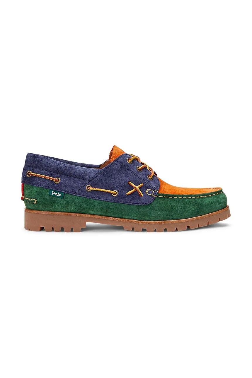 

Замшевые мокасины Ranger Deck Polo Ralph Lauren, мультиколор