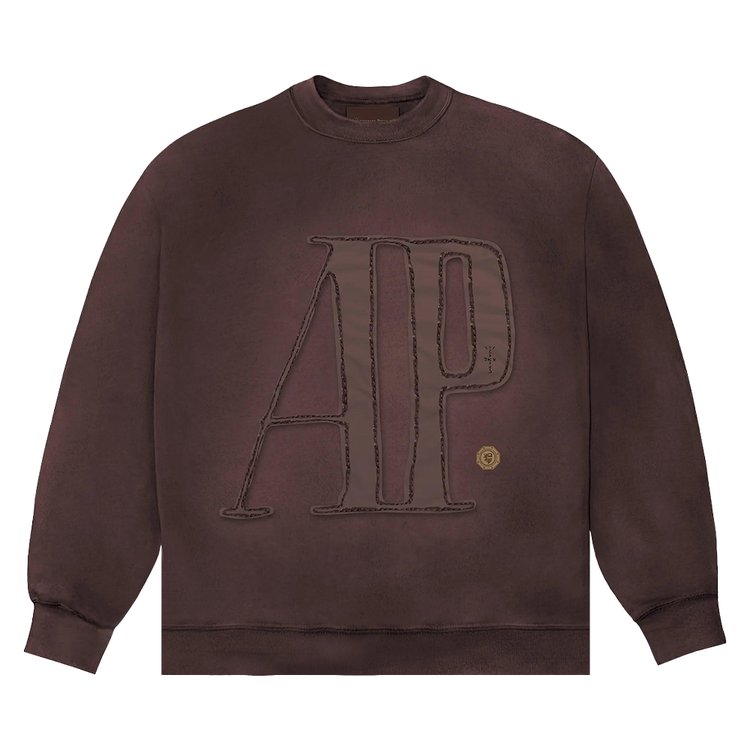 

Толстовка Cactus Jack by Travis Scott x Audemars Piguet Logo Crewneck, коричневый