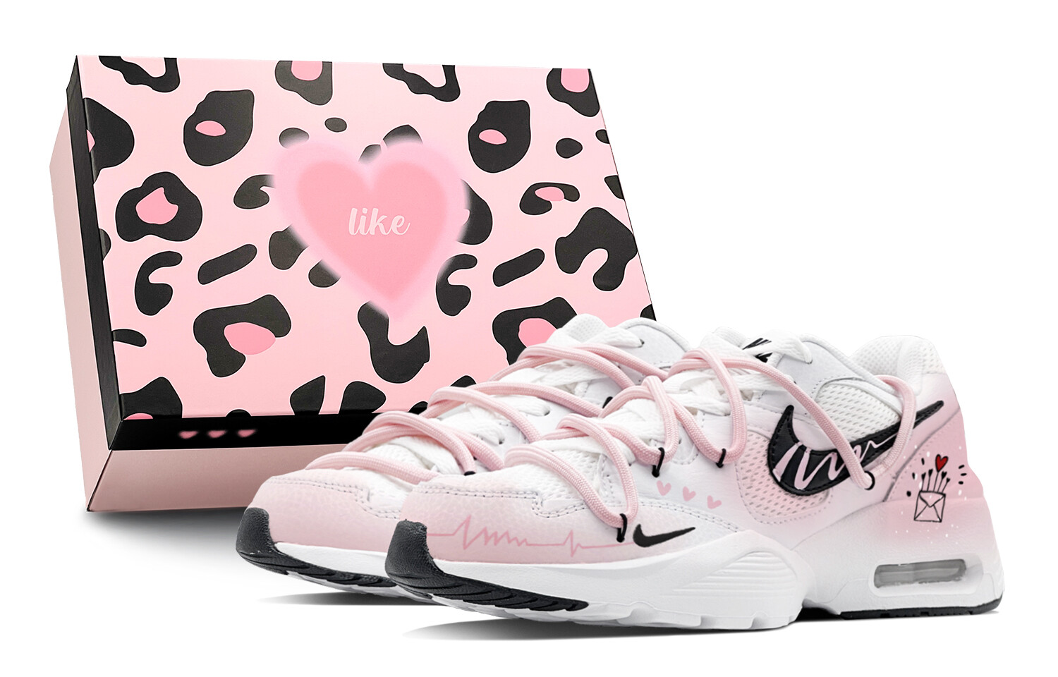 

Кроссовки Nike Air Max Fusion Lifestyle Shoes Women's Low-top Pink, розовый