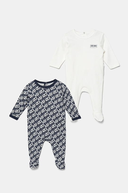 

Хлопковые пижамные штанишки для малышей 2 шт Kenzo Kids, белый
