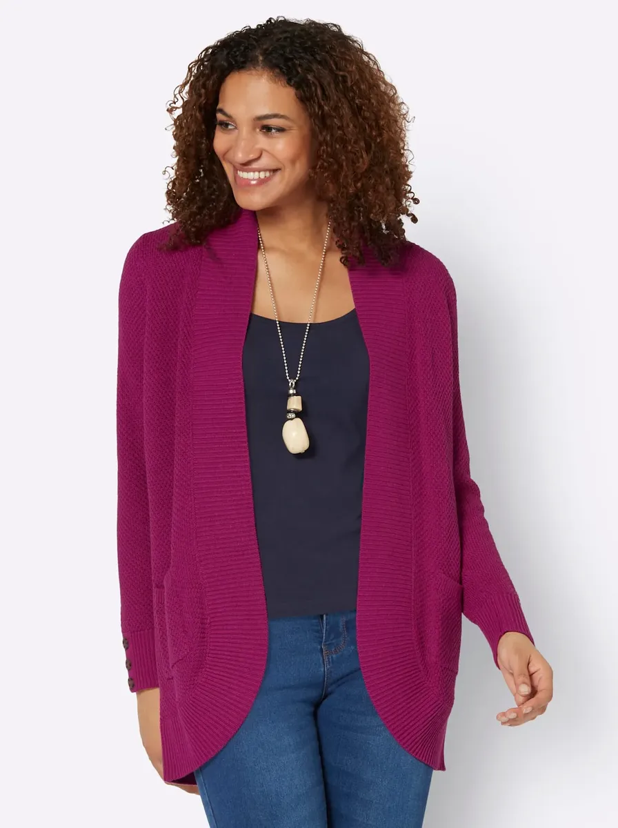 

Кардиган в стиле casual Casual Looks, цвет Magenta