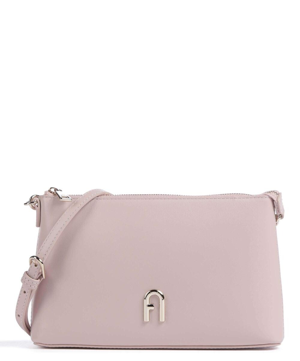 

Миниатюрная сумка через плечо Diamante из мелкозернистой кожи Furla, розовый