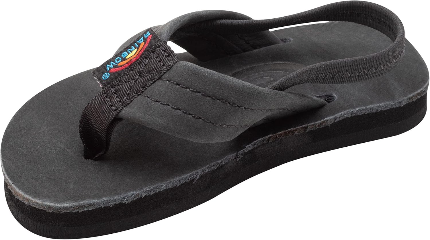 

Детские сандалии Rainbow, однослойные, из высококачественной кожи Rainbow Sandals, черный