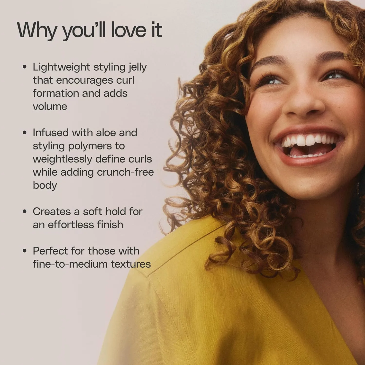 Ouidad Curl Shaper Out Of Thin (H) Air Volumizing Jelly гель для укладки волос - легкий усилитель локонов для свободных завитков и волн, мягкая фиксация без эффекта корочки, без сульфатов и минерального масла 240.98 г (1 шт.), Red — фото 4