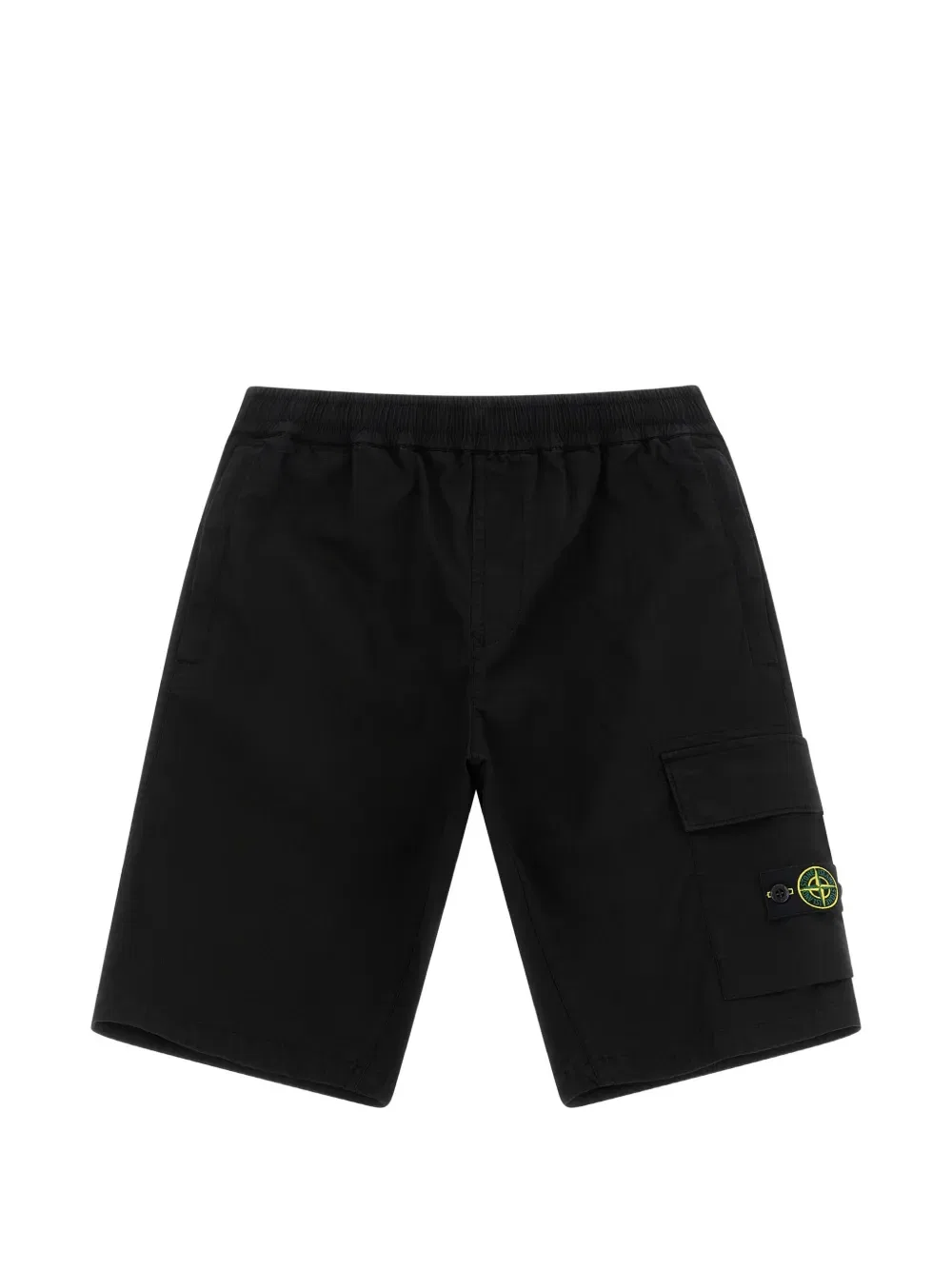 Шорты-карго Compass Stone Island Junior, черный
