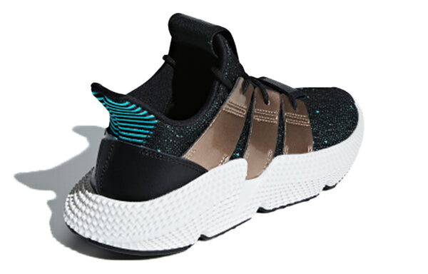 Кроссовки оригинальные prophere золотые Adidas, черный — фото 4