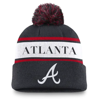 

Шапка Nike Atlanta Braves Team Stripe Peak, темно-синий