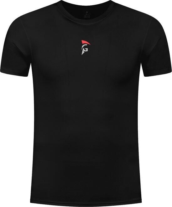 

GLADIATOR SPORTS Эластичная компрессионная спортивная рубашка черного цвета