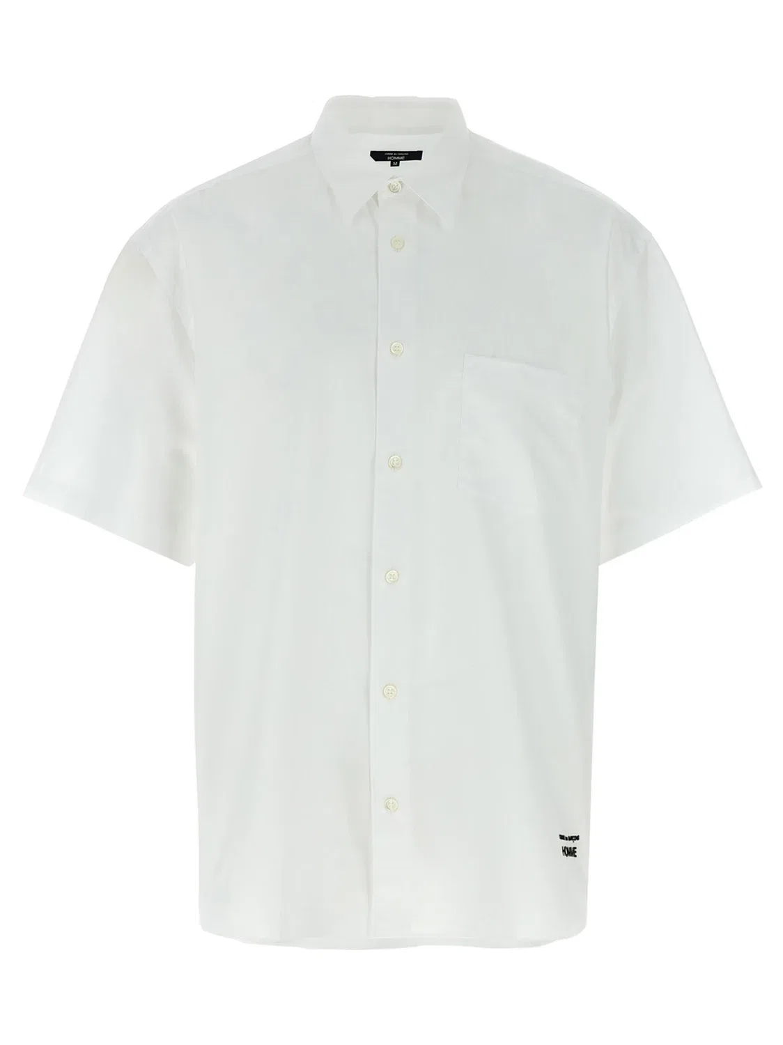 Рубашка с вышивкой логотипа COMME DES GARҪONS HOMME, белый