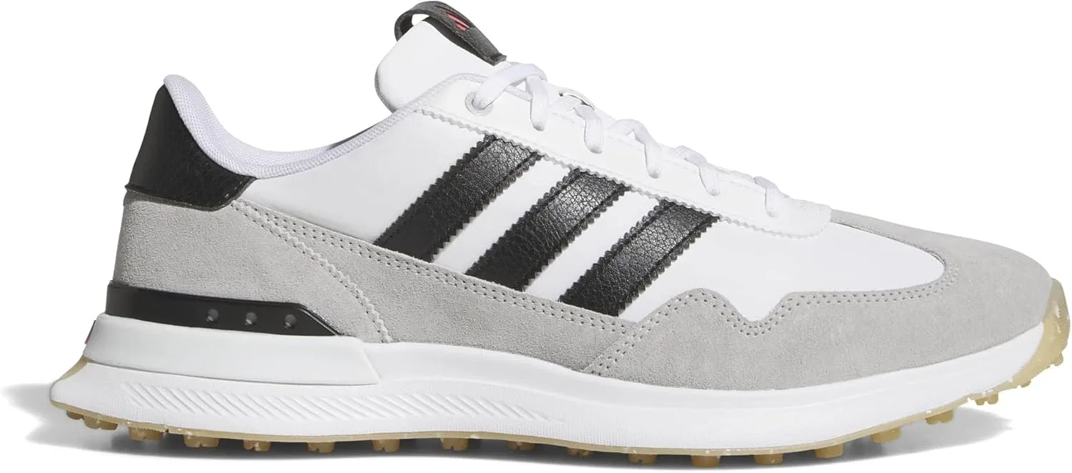 Мужские текстильные гольф-кроссовки Adidas S2G 26 без шипов, Ftwr White Core Black Grey Two — фото 3
