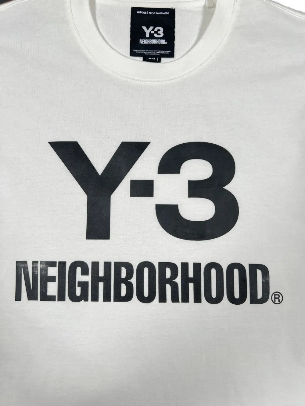 Футболка с принтом логотипа X Neighborhood Y-3, белый — фото 3