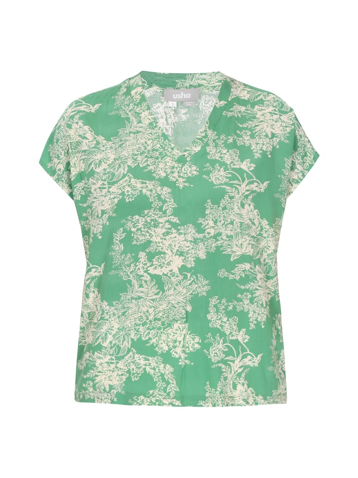 

Блузка Usha, цвет green white