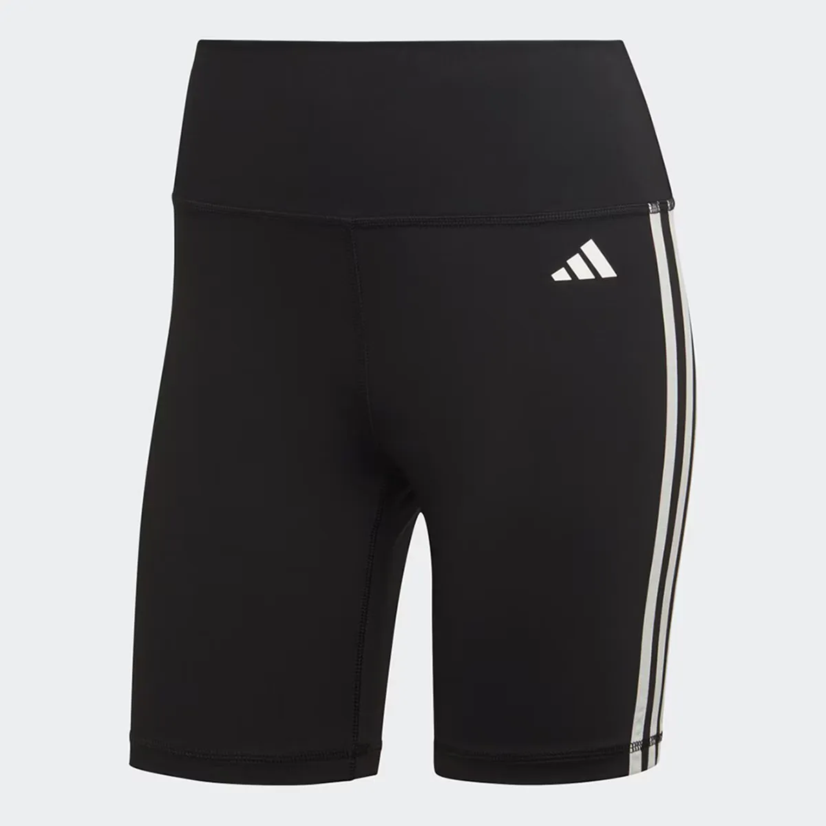 

Женские леггинсы Training Essentials с высокой талией и тремя полосками adidas, чёрный