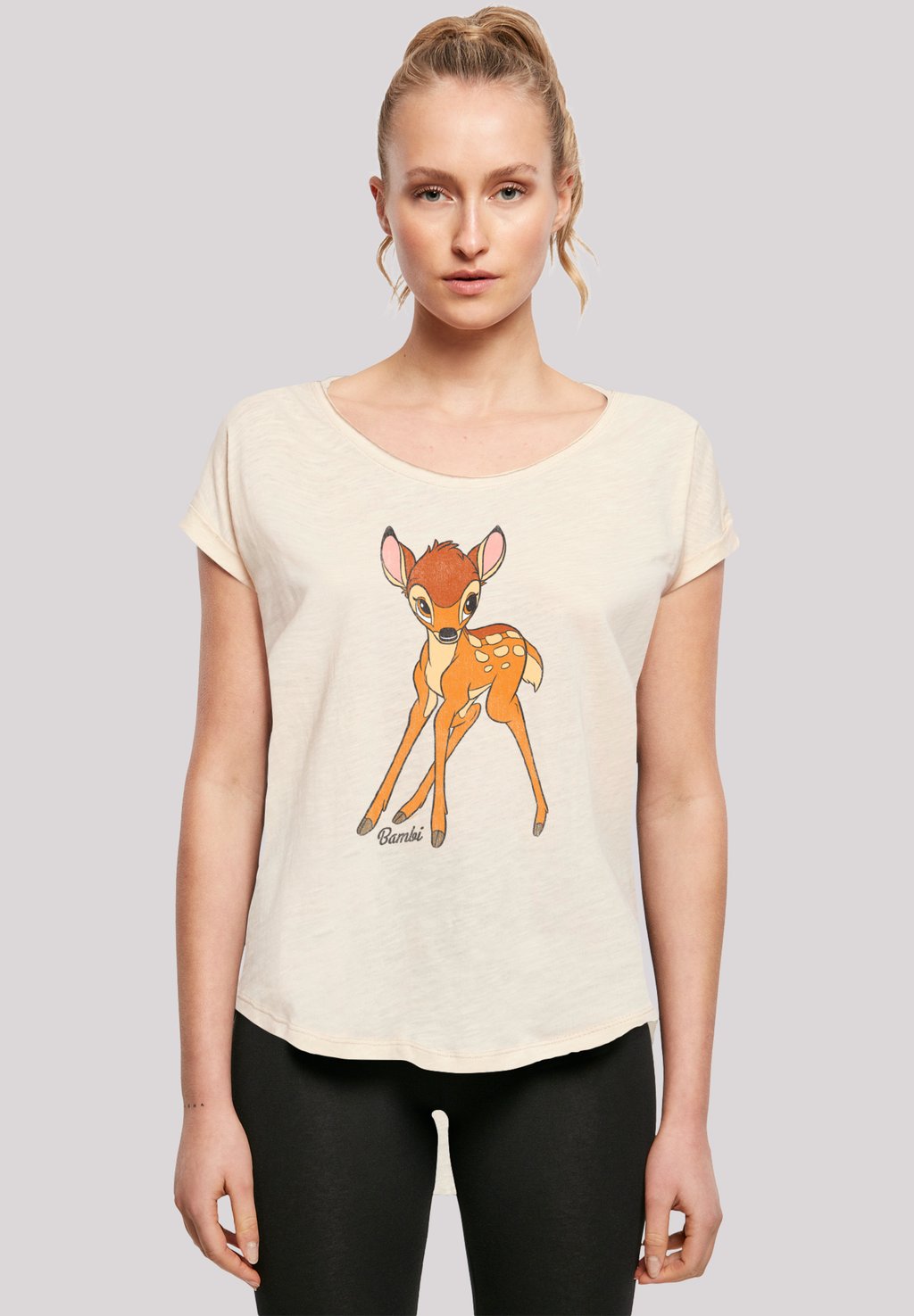 

Футболка с принтом DISNEY BAMBI CLASSIC F4NT4STIC, песочный