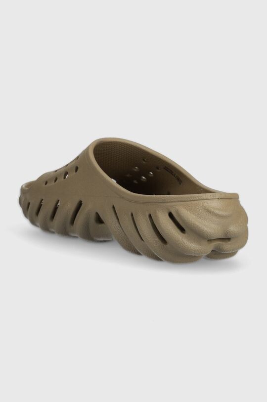 Шлепанцы Echo Slide Crocs, коричневый — фото 3