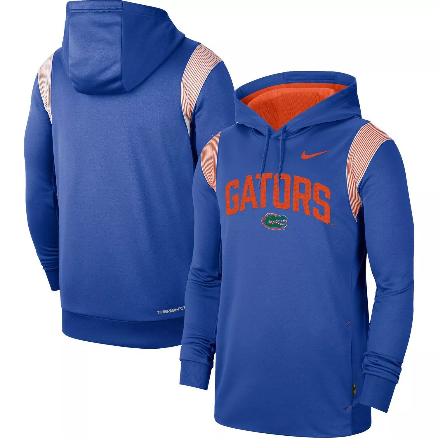 

Мужской пуловер с капюшоном Royal Florida Gators 2022 Game Day Sideline Performance Nike