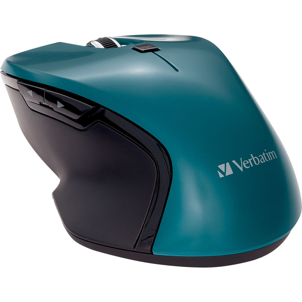 

Беспроводная мышь Verbatim с синей светодиодной подсветкой USB Type-C (бирюзовая)