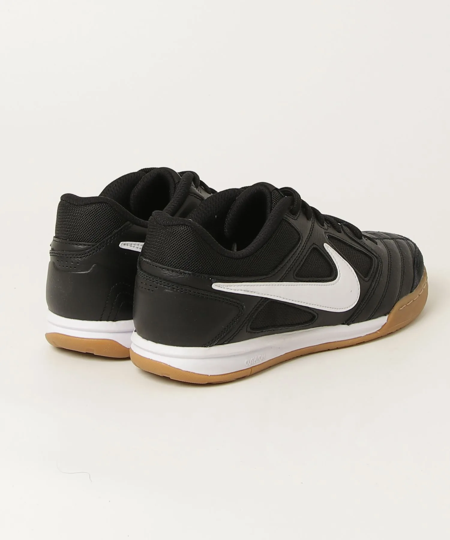 Мужские кроссовки для футзала из натуральной кожи Gato NIKE черные — фото 2