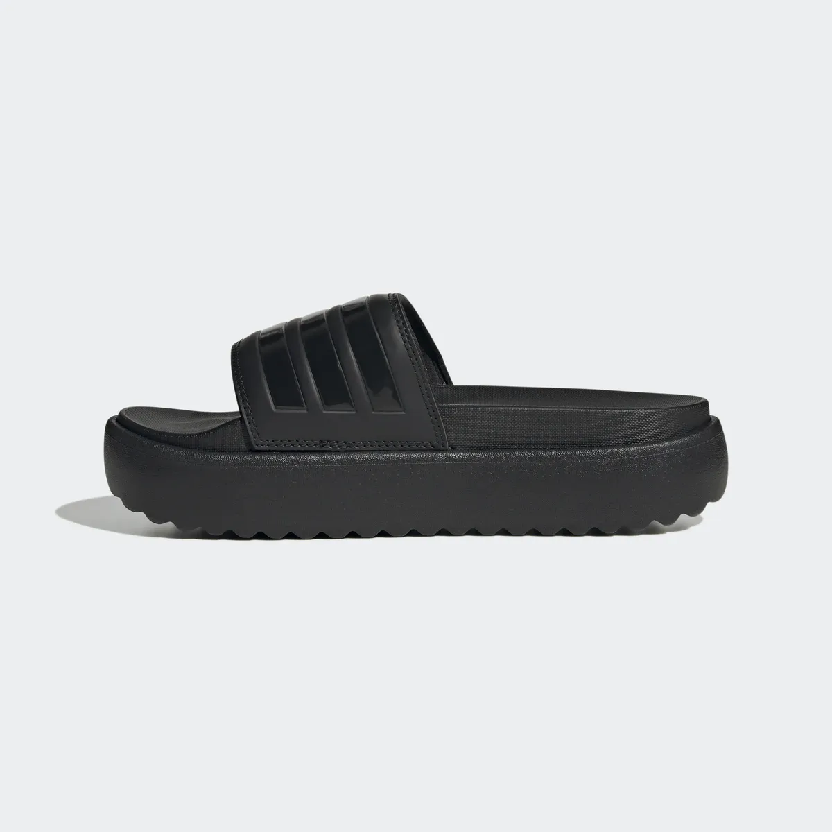 Adidas Спортивные купальные сандалии "PLATFORM ADILETTE" Adidas Sportswear, цвет Core Black / Core Black / Core Black — фото 3