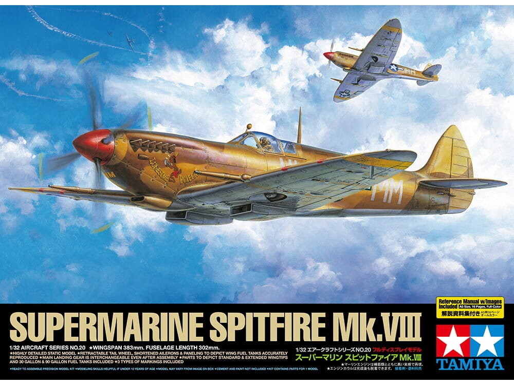 

Supermarine Spitfire Mk.Viii 1:32 Tamiya 60320