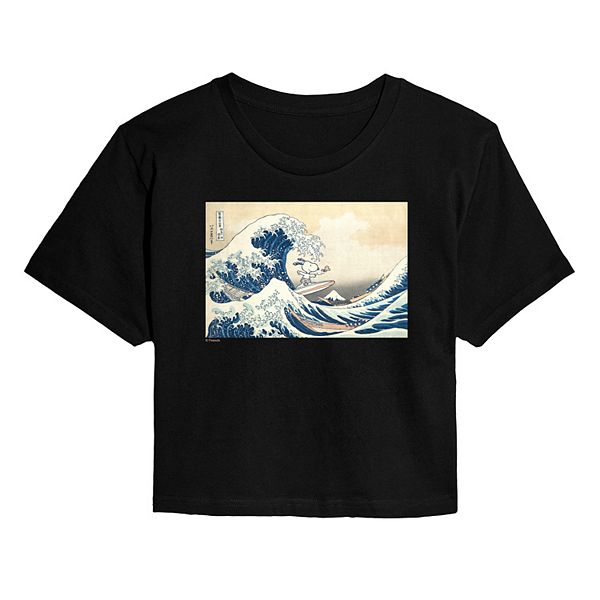

Футболка Juniors' Peanuts The Great Wave Off Kanagawa Licensed Character