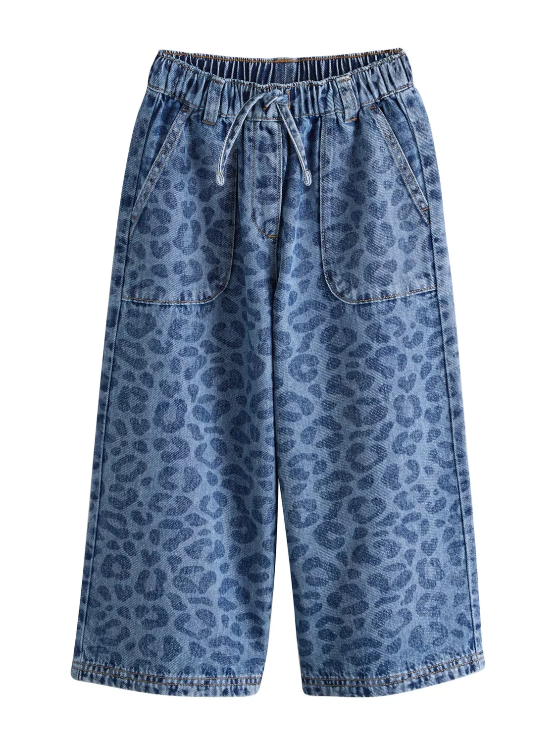 Джинсы Next Wide leg Jeans, синий деним