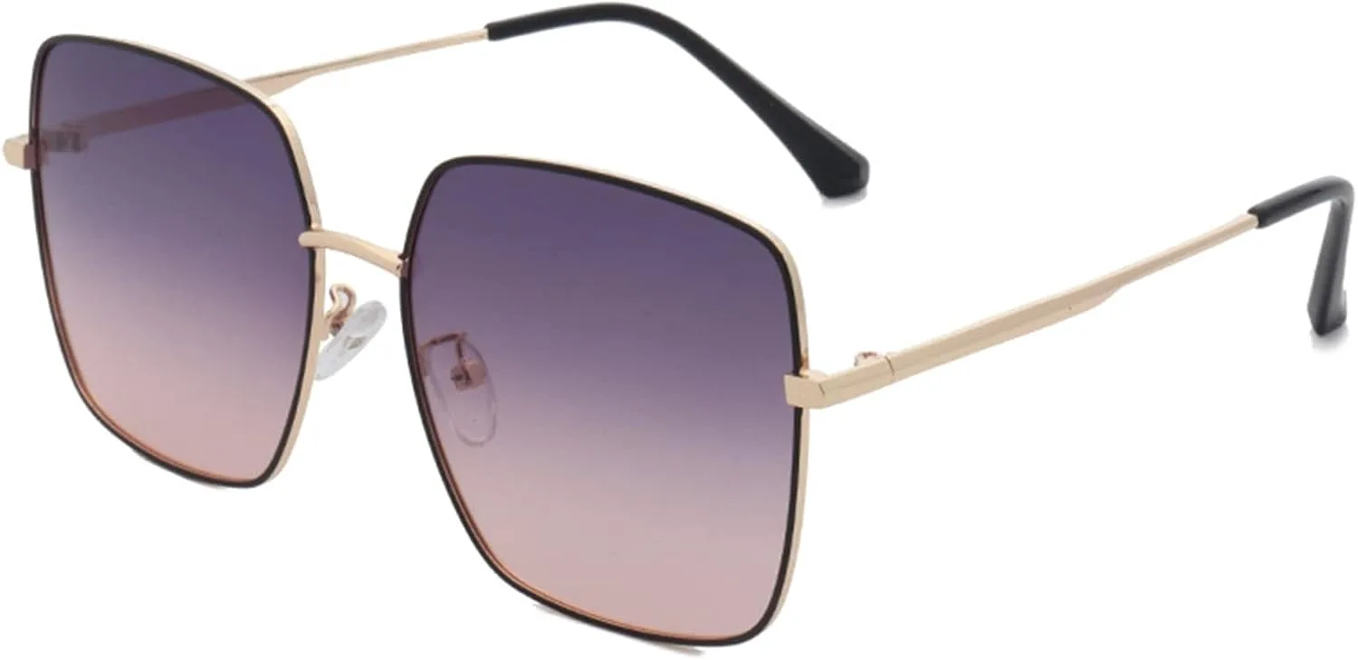 

Женские поляризованные солнцезащитные очки в стиле ретро с металлическим покрытием и декоративными солнцезащитными козырьками (Цвет: C, Размер: Средний) MTZJH, C