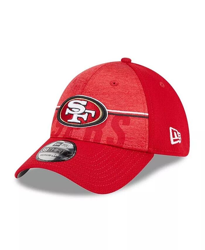 

Мужская кепка Scarlet Flex Fit San Francisco 49ers 2023 NFL Training Camp 39THIRTY New Era, красный