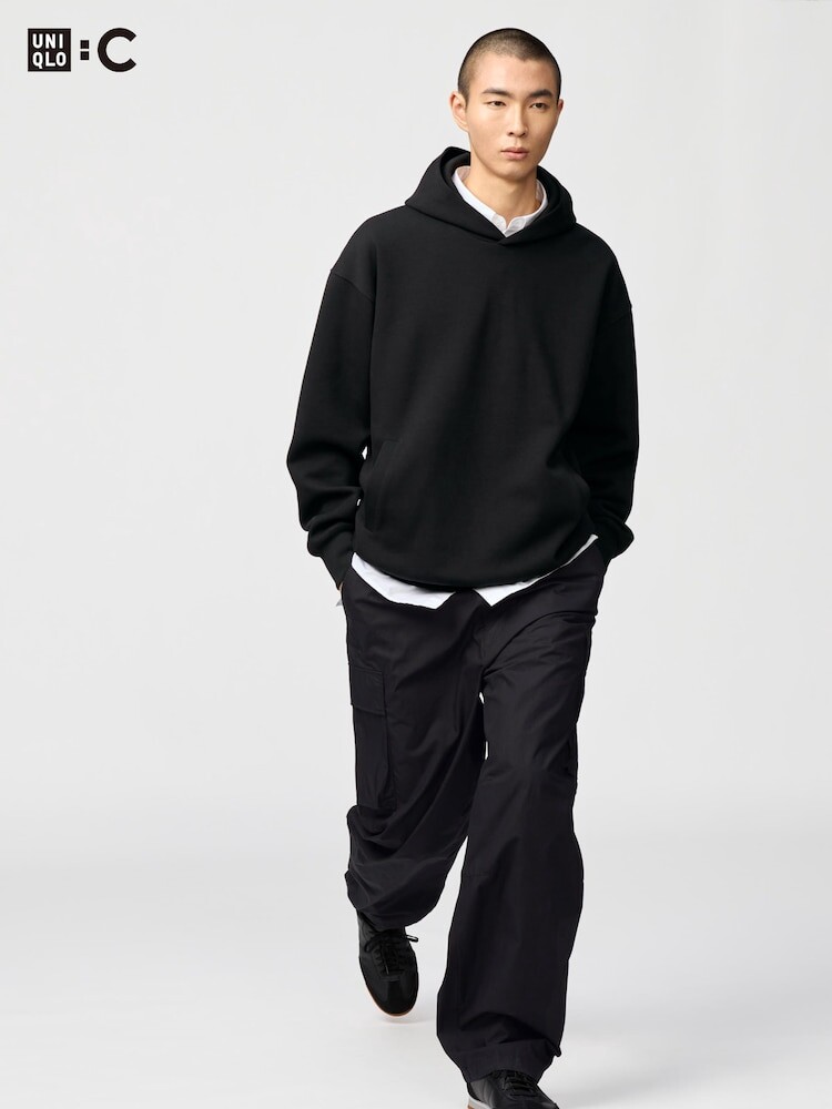 

Широкие брюки-карго Uniqlo, черный