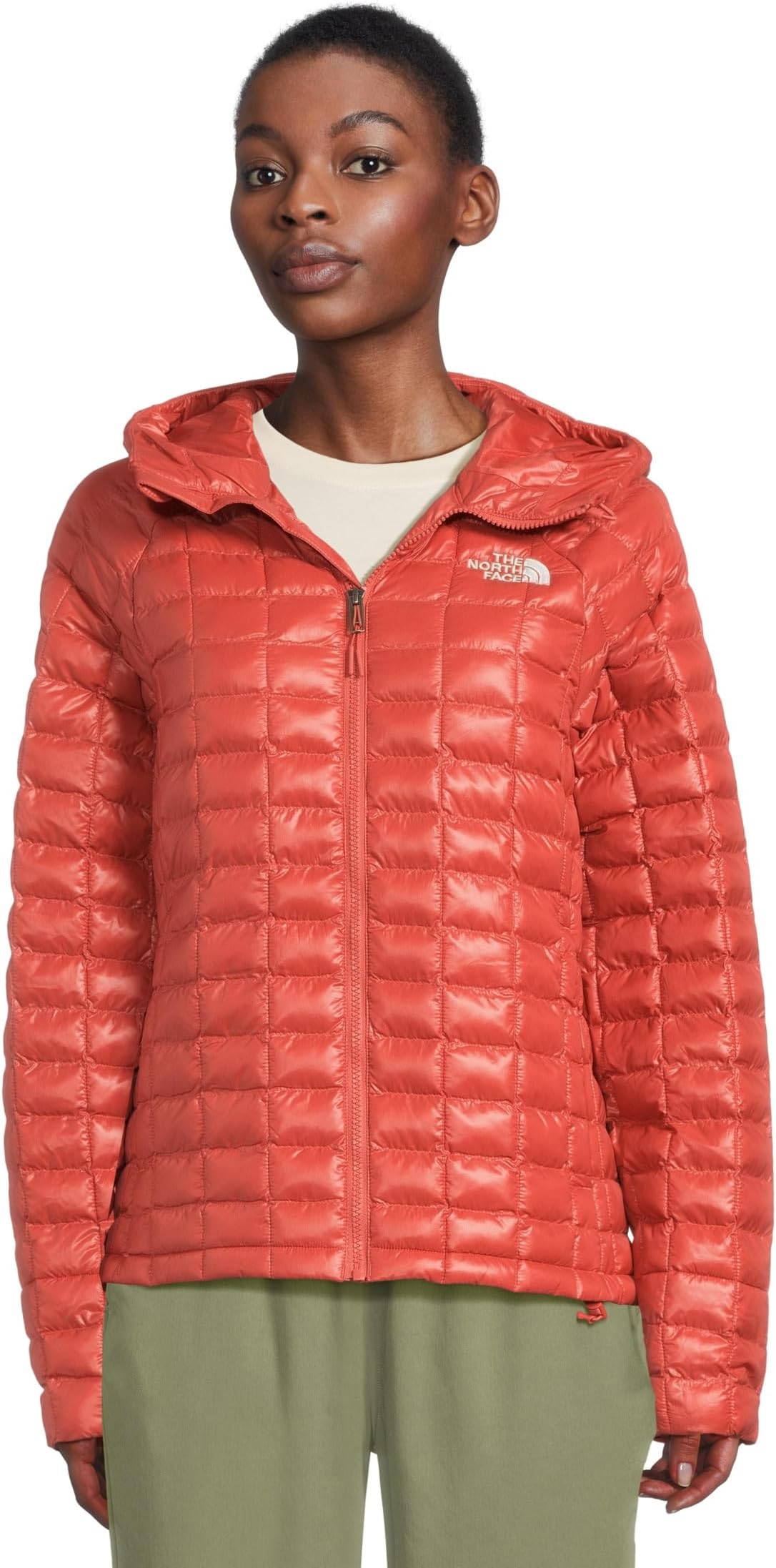 

Куртка The North Face Thermobal Hooded Jacket, цвет Mars Dust