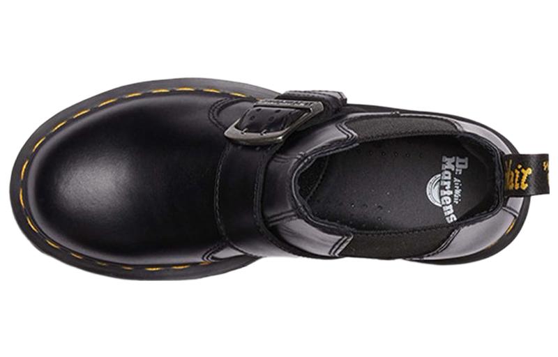Мужские ботинки челси Dr.Martens 2976 кожаные с ремешком, черный — фото 3