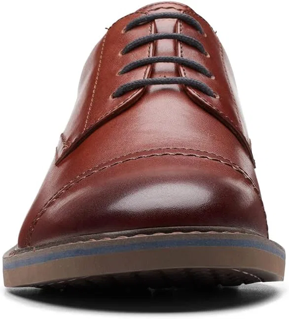 Туфли Clarks Atticus Lt Cap Lederschuhe in Dunkelbraun, Dark Tan — фото 3