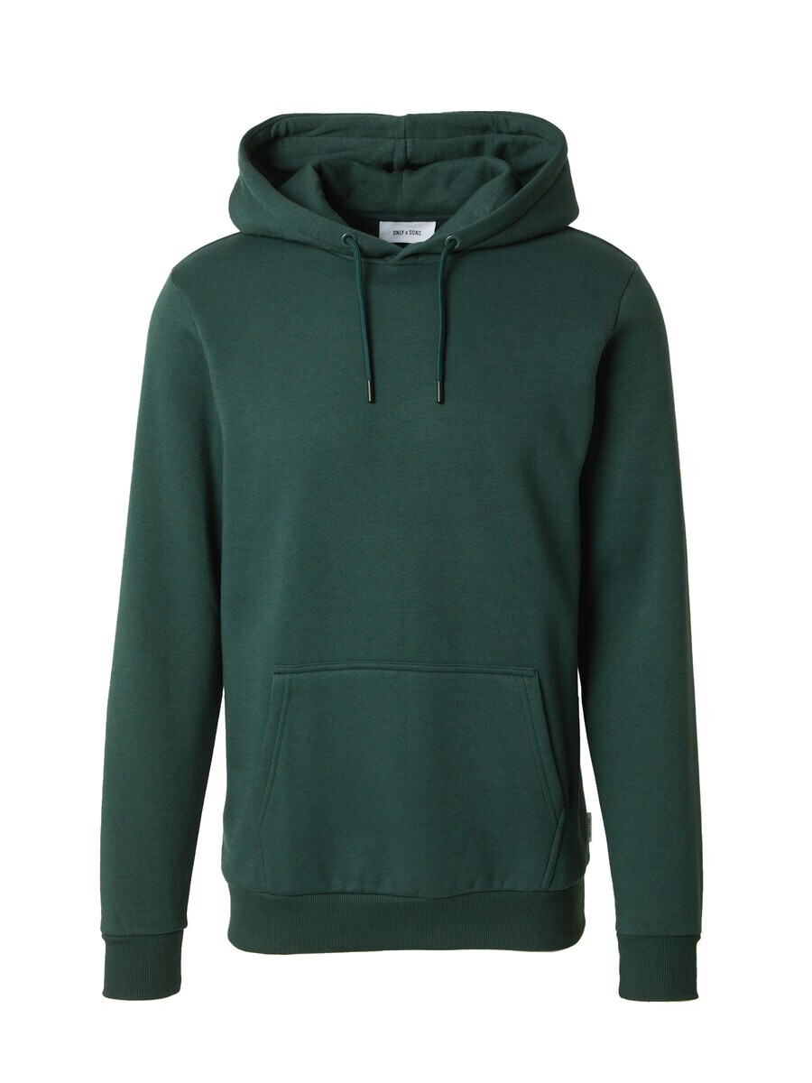 

Толстовка с капюшоном Only & Sons Regular fit Sweatshirt ONSCERES, темно-зеленый