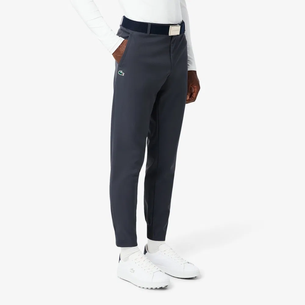 Мужские гольф-джоггеры тёмно-серого цвета от Lacoste — фото 2
