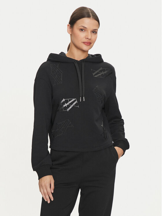 

Свитшот regular fit 6DYM81 YJFZZ 42AQ Armani Exchange, черный