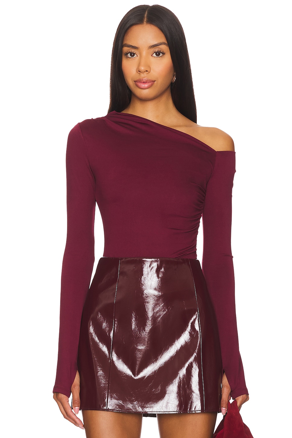 

Клео топ Nia, цвет oxblood