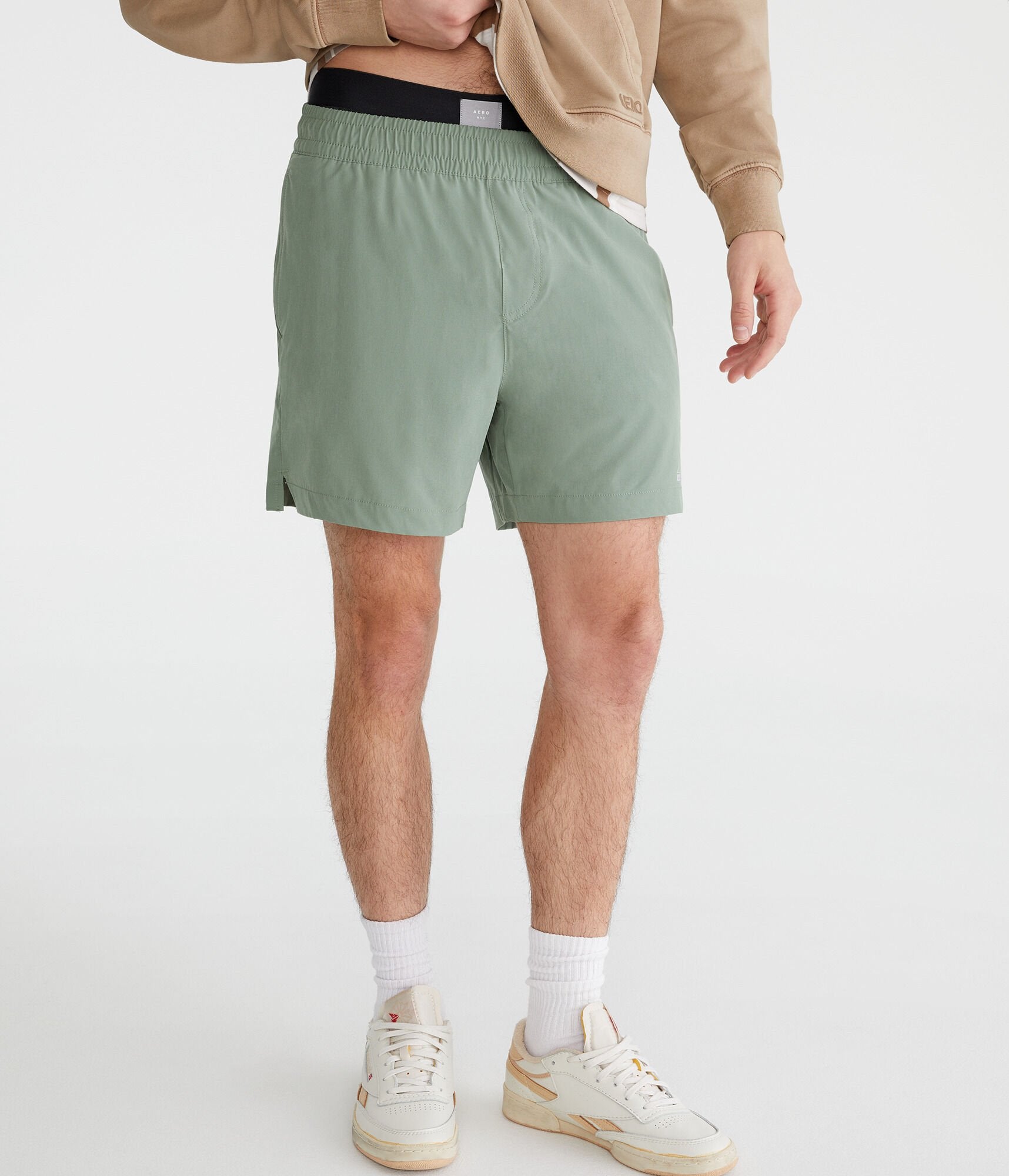 

Aeropostale Mvmnt Гибридные активные шорты 5.5", светло-голубой