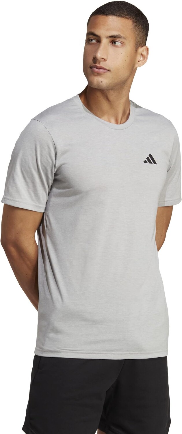 

Тренировочная футболка Feel Ready Essentials adidas, цвет Medium Grey Heather/White/Black