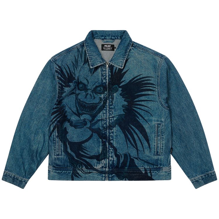 

Куртка Palace x Death Note Ryuk Jacket 'Stone Wash', синий