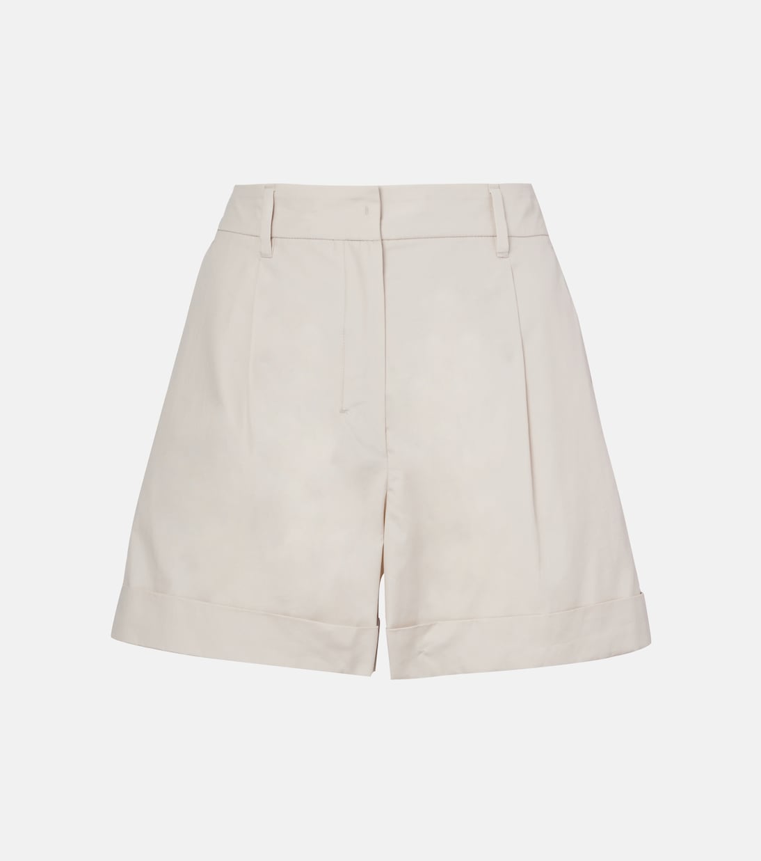 

Бермуды из хлопкового поплина Ubino S Max Mara, Ecru Marmo